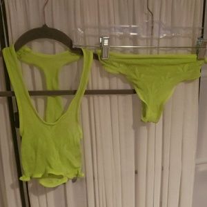 Bralette and bikini set